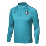 Chelsea Sweat de Treino Conjunto 2017-18 Azul Claro